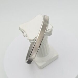 Genuine Vintage MONET Bracelet Signed Textured Silver Tone Bangle 8" FREE $HIP!!